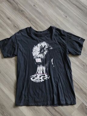 Machine Gun Kelly Hotel Diablo Tour Shirt Head Tattoo Double Sided Official Sz L